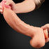 12" Dual Layered Platinum Silicone Cock